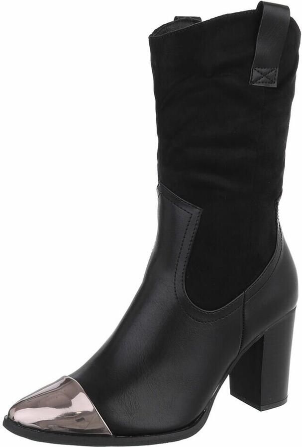 Dames Laarzen met hoge hak Enkellaarzen Zwart