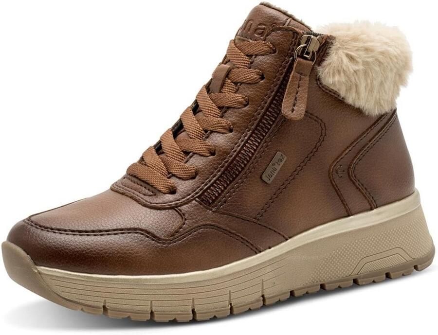 Dames Laarzen met Veters en Platte Zool Vegan