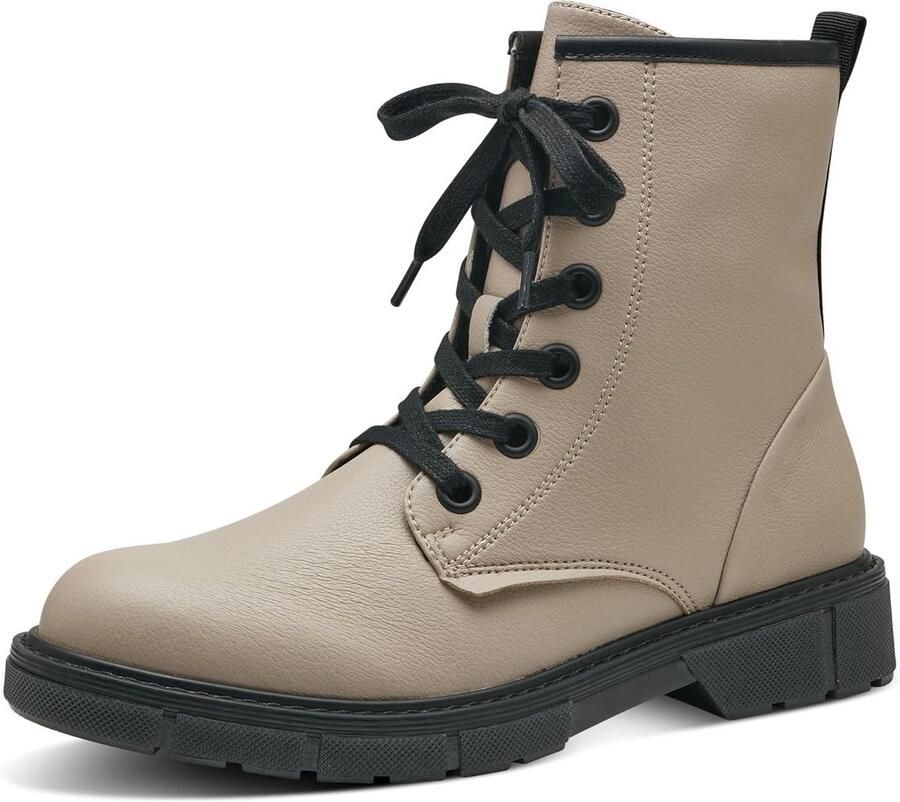 Dames Laarzen Platte Hak Zwart