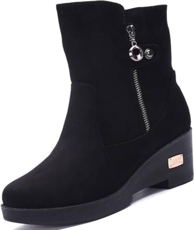 Dames Laarzen Sleehak Sneeuwschoenen Waterdicht Winterlaarzen Enkellaarsjes