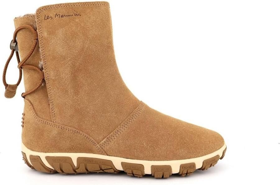 Dames Laarzen Winter Schoenen Dagelijks Gebruik Vernieuwde Getande Zool Cognac