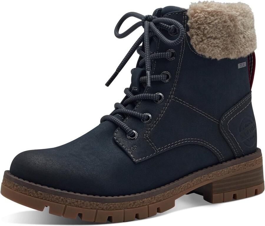 Dames Lace Boot Enkelhoge Platte Sneeuwschoen