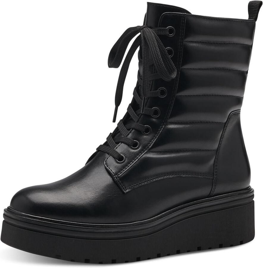 Dames Lace-up Enkellaarzen Platte Zool Comfortabele Veterschoenen