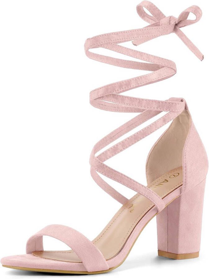 Dames Lace Up Sandalen met Hak Elegante Mode Sandalen