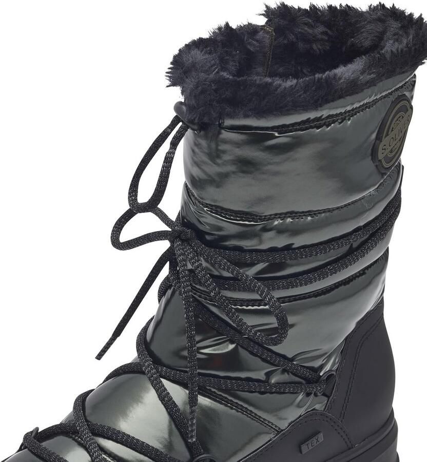 Dames Lace Veterboots Tijdloze Moderne Witte Snowboot Stijl