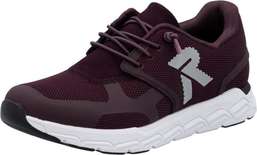 Dames lage sneakers grijs comfortabele veterschoenen