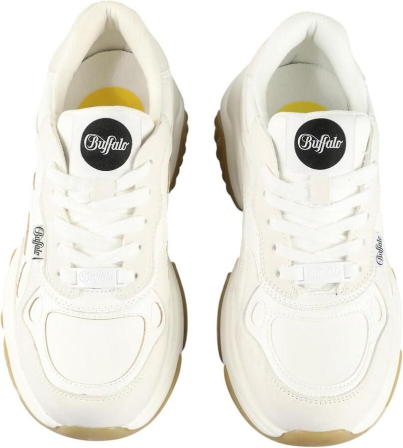 Dames Lage Sneakers Modieuze Schoenen Dagelijks Gebruik Traagschuim Binnenzool Blokhak Wit