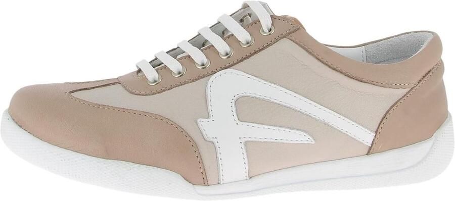 Dames Lage Sneakers van Leer voor Dagelijks Gebruik en Vrije Tijd