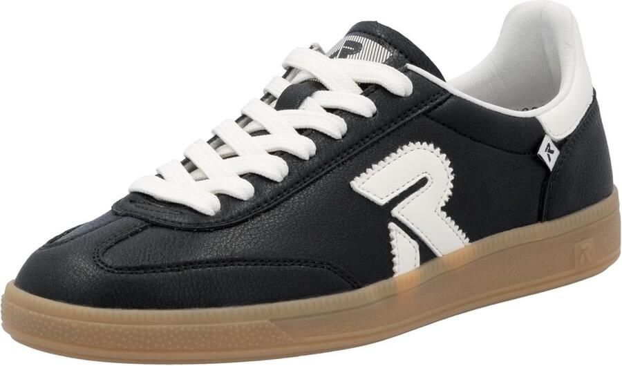 Dames Lage Sneakers Zwart Comfortabele Sportschoenen