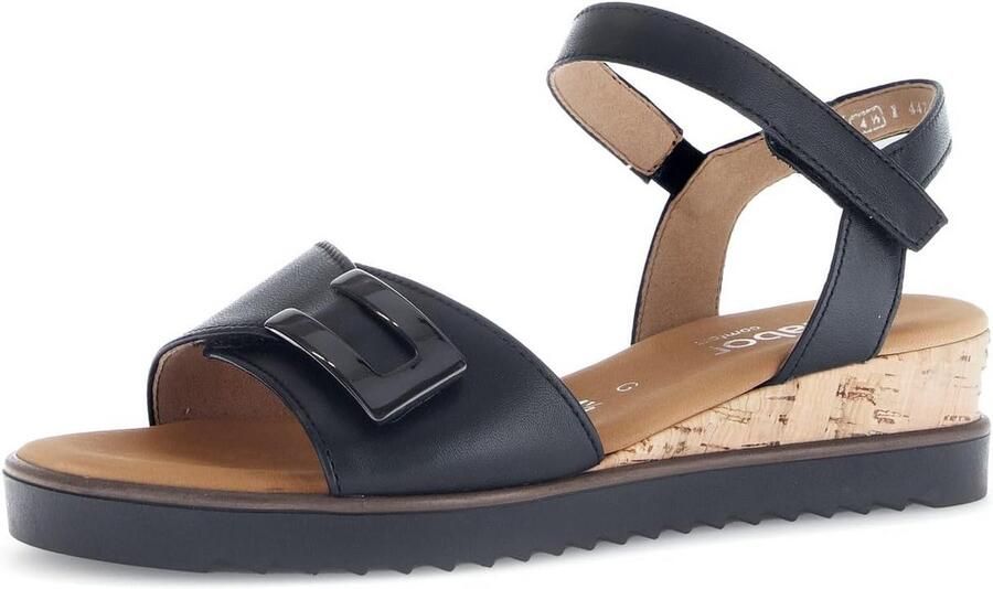 Dames lage wig sandalen met comfortabele pasvorm