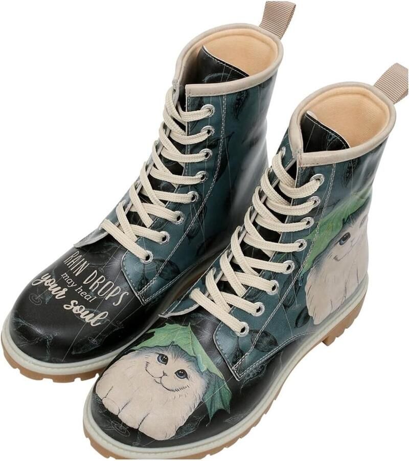 Dames Lange Laarzen Hoge Boots Dagelijks Gebruik 100% Veganistisch Materiaal Hak Schacht Veelkleurig