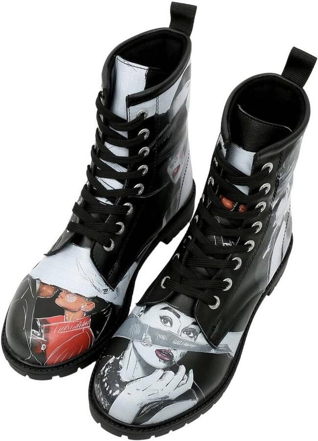 Dames lange laarzen veganistisch kunstleer comfortabele pasvorm