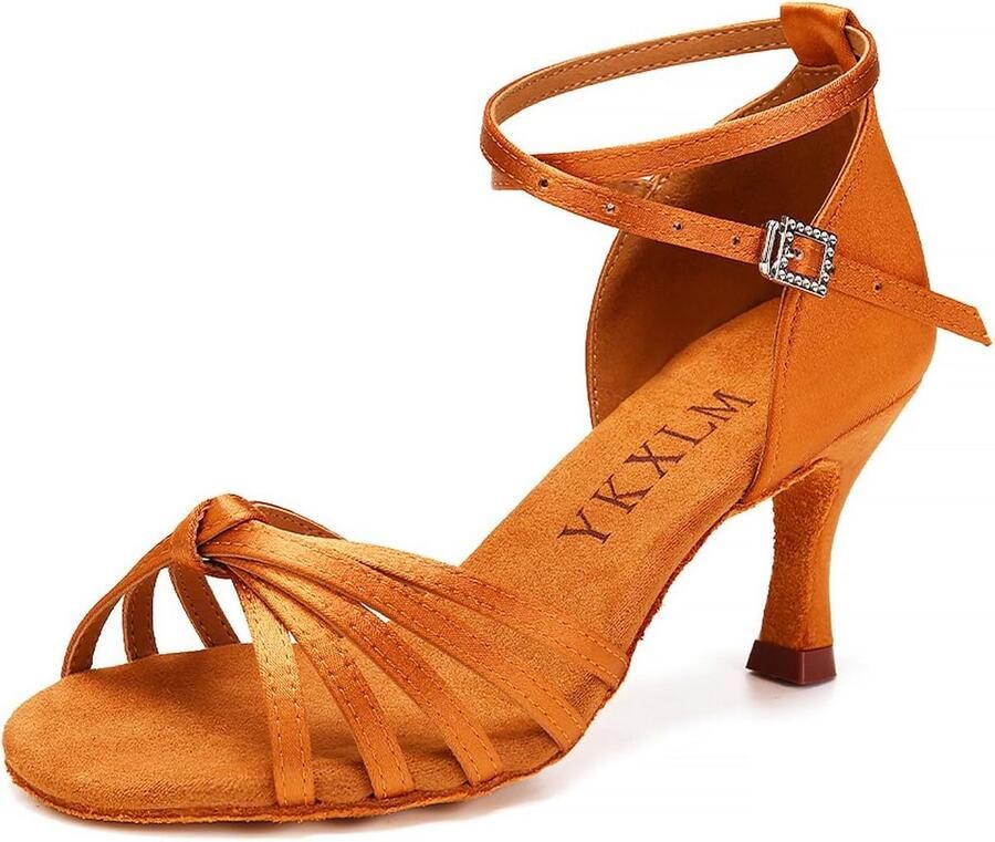 Dames Latijnse Dansschoenen met Open Teen voor Salsa en Tango