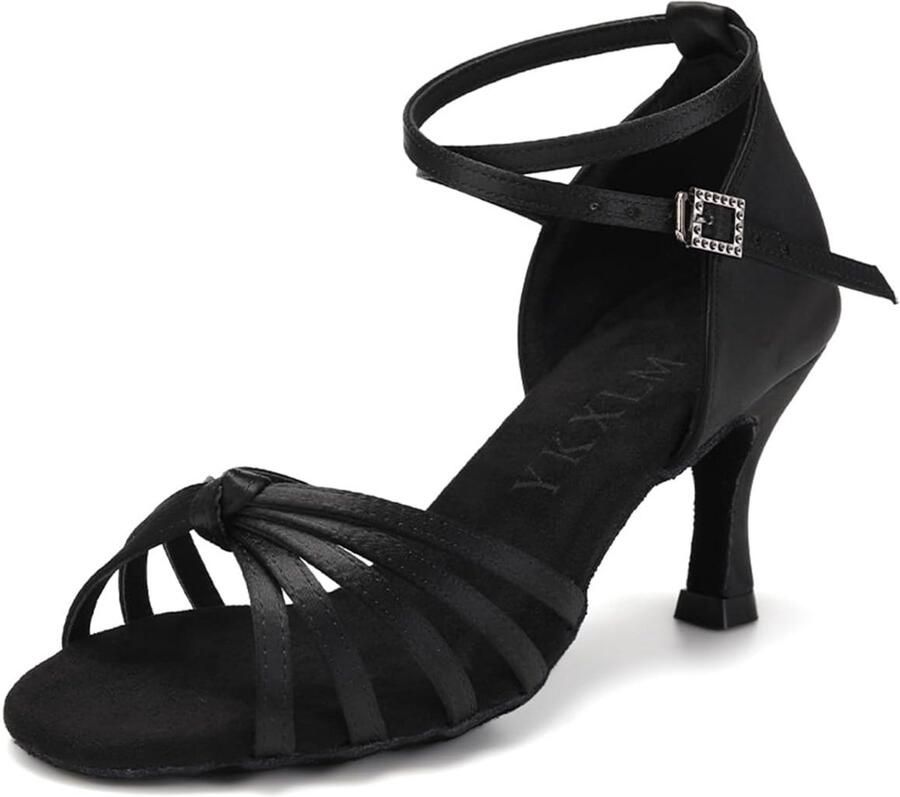 Dames Latijnse Dansschoenen Open Teen voor Salsa en Tango