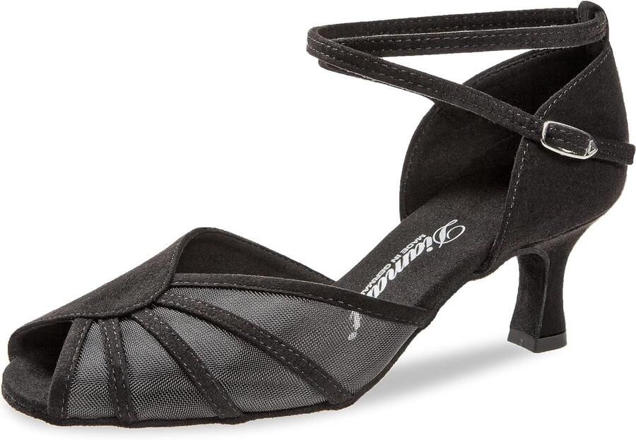 Dames Latin Ballroom Dance Basketbalschoenen Zwart