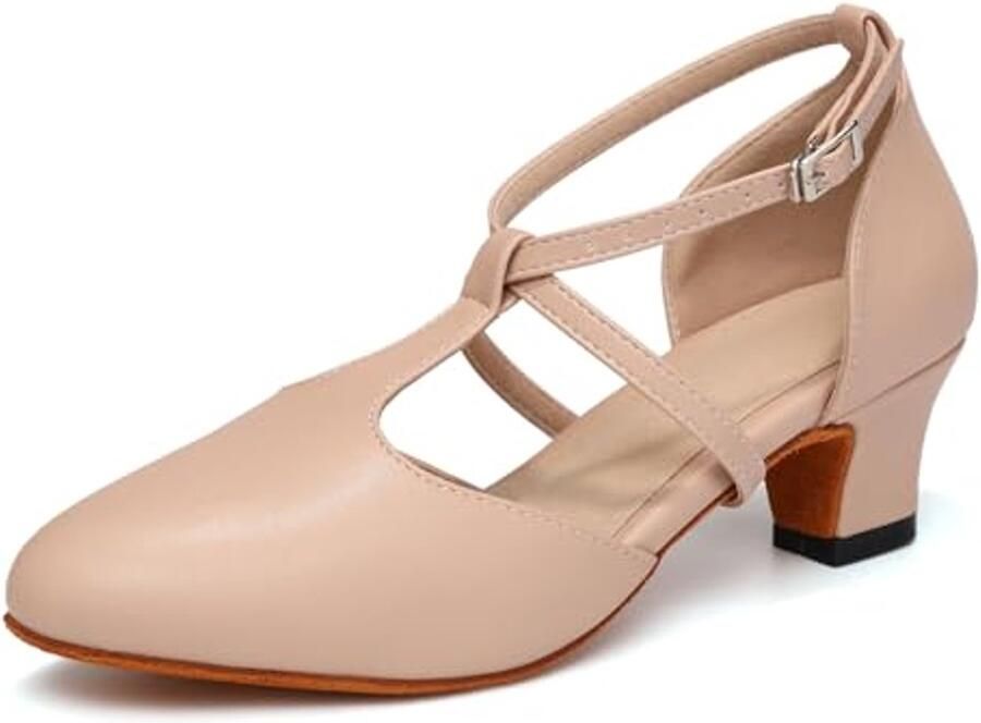 Dames Latin Dansschoenen Gesloten Neus Laces Professionele Standaard Ballroom Salsa