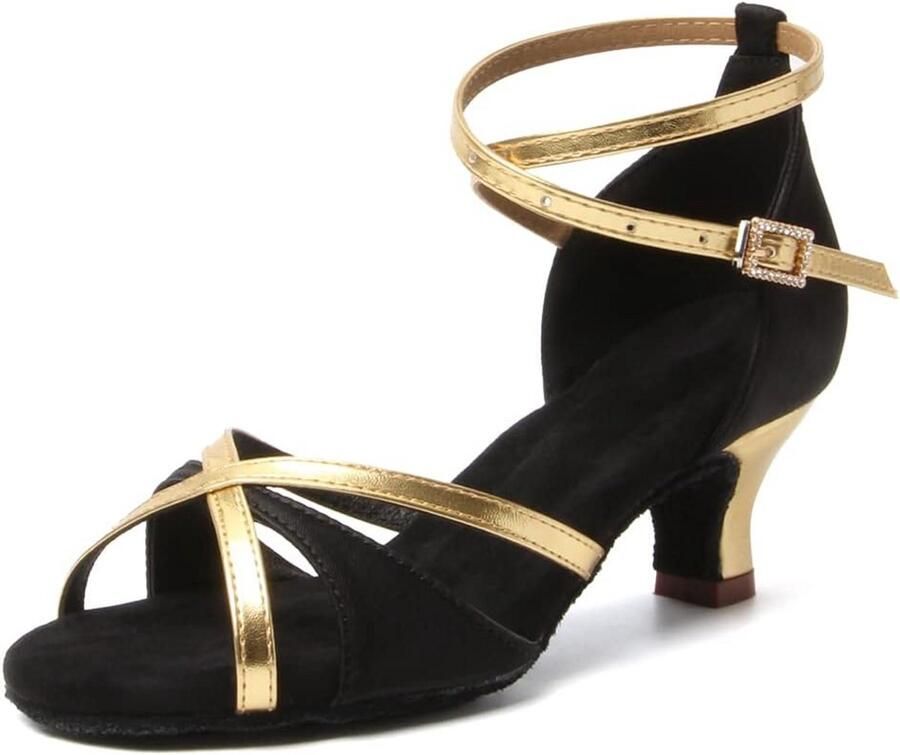 Dames Latin Dansschoenen Open Teen voor Salsa en Ballroom