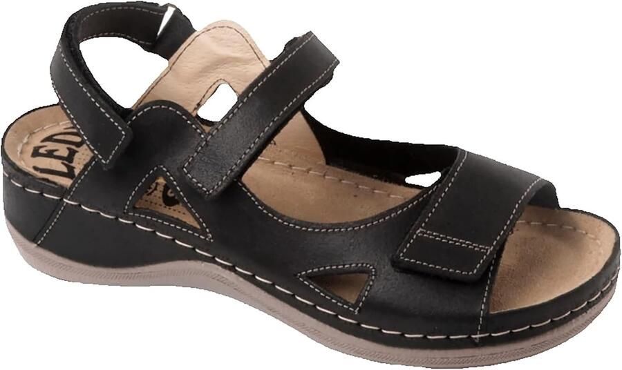 Dames Leren Sandalen Comfortabele Merkloze Schoenen