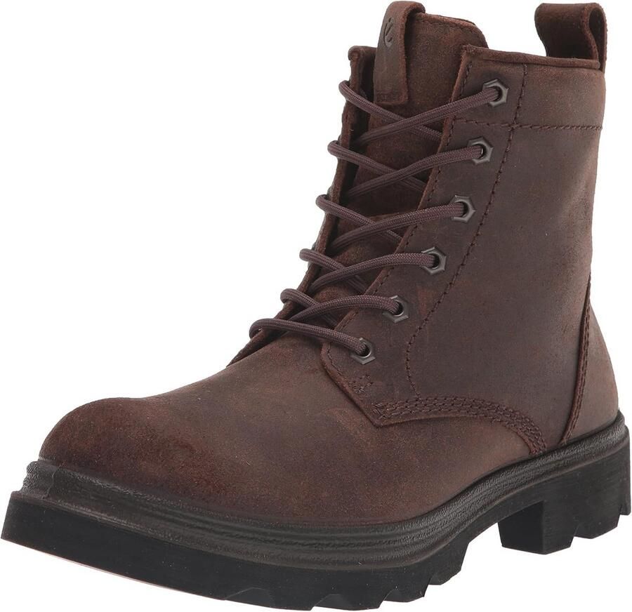 Dames Leren Waterdichte Enkellaars met Veters voor Comfort