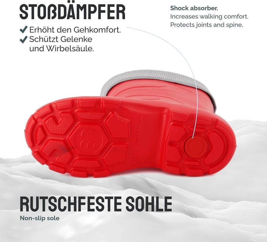 Dames Lichtgewicht EVA Thermo Rubberen Regenlaarzen LALMG879