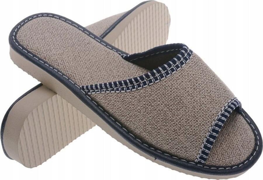 Dames Linnen Pantoffels Ademend & Comfortabel Beige