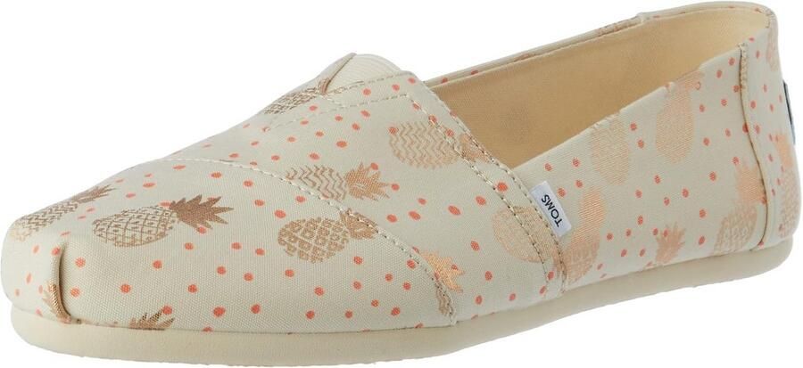 Dames Loafer Plat met Ananasprint