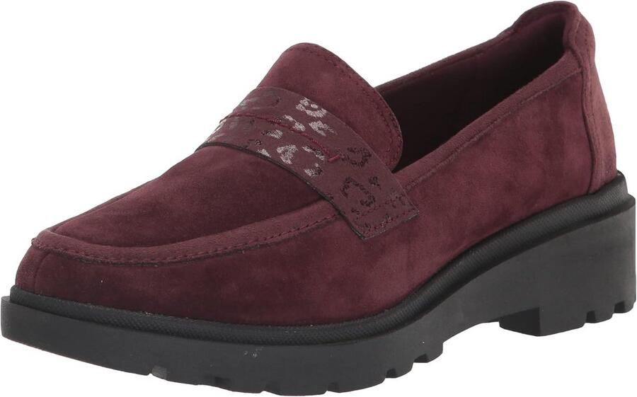 Dames Loafer Platte Instapschoen met Dik Profiel en Comfortabel Voetbed