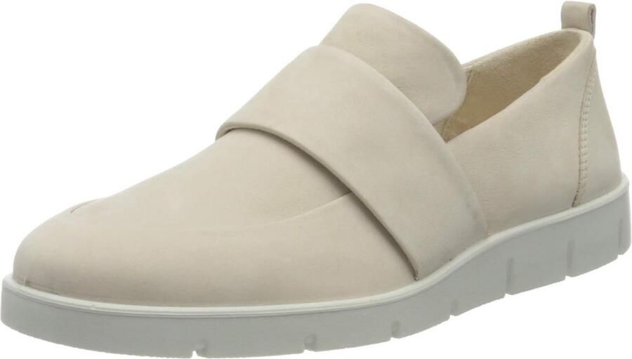 Dames Loafer van Zacht Nubuck Leder met Decoratief Lintje Comfortabele Dagelijkse Schoen