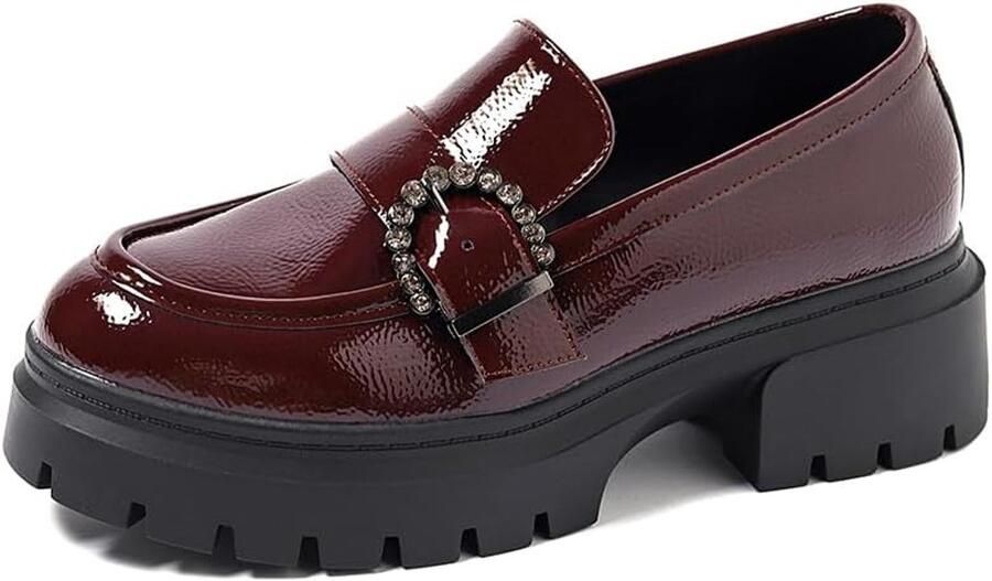 Dames Loafers met Strass Steentjes