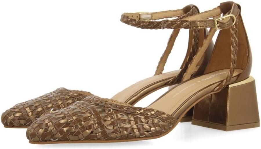 Dames Lounge Schoenen Leer Gevlochten Details Comfortabele Instapschoenen