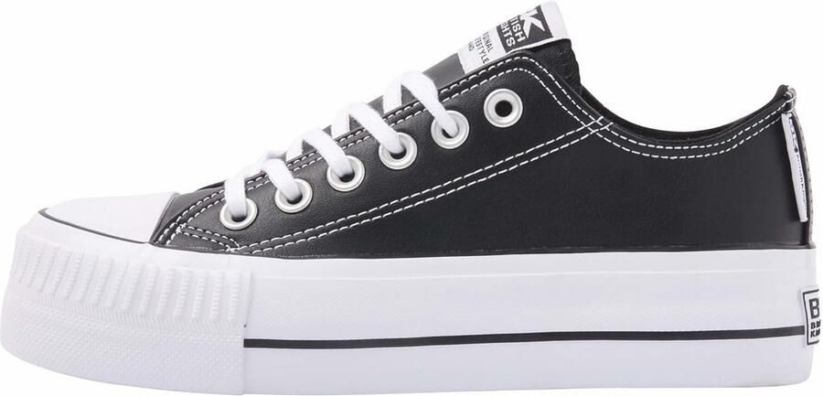 Dames Low Sneakers met Plateauzool
