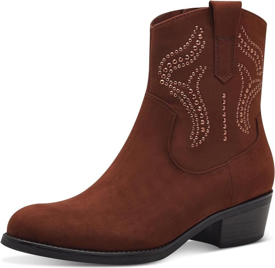 Dames Marco Tozzi Dames Bootie Zip+slip 2-25323-43Western Laarzen