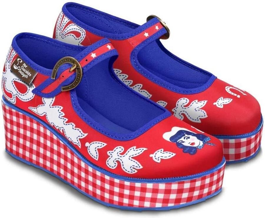 Dames Mary Jane Ballerina Schoenen met Uniek en Speels Ontwerp Comfortabele Flats