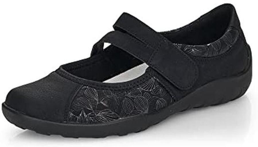 Dames Mary Jane Sneakers 43 EU Zwart met Gunmetal Accenten