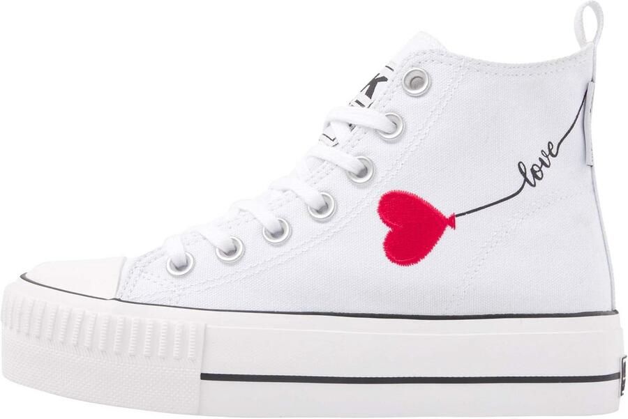 Trendy Plateau Midsneakers voor Dames