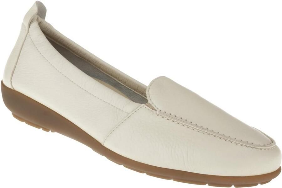 Dames Mocassin Hertenleer Breedte H met Uitneembaar Voetbed voor Hallux Valgus