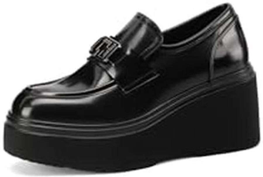 Dames Mocassins met Wedge Hak en Hoge Platform