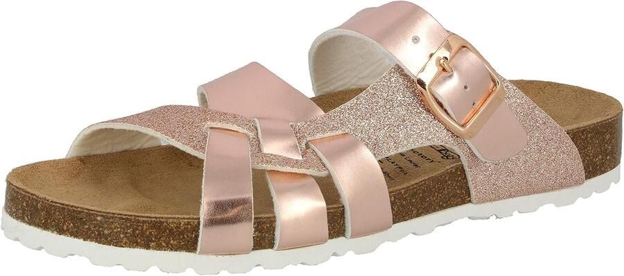 Dames Muilen Roze Casual met Gesp