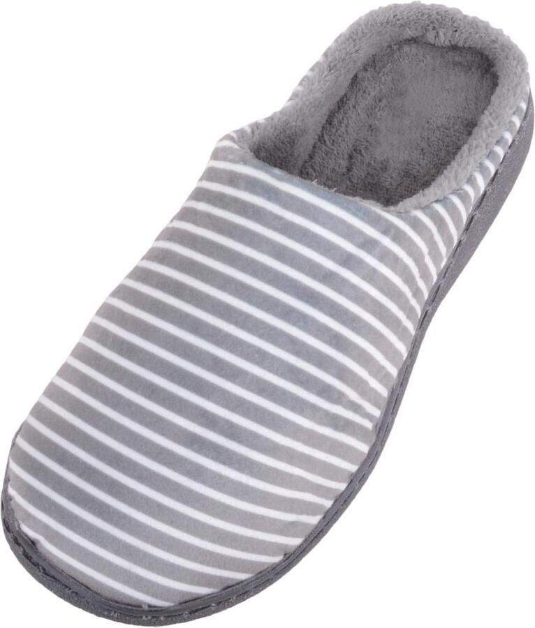 Dames Muiltjes Instappers met Open Hiel en Strepen Design Comfortabele Pantoffels