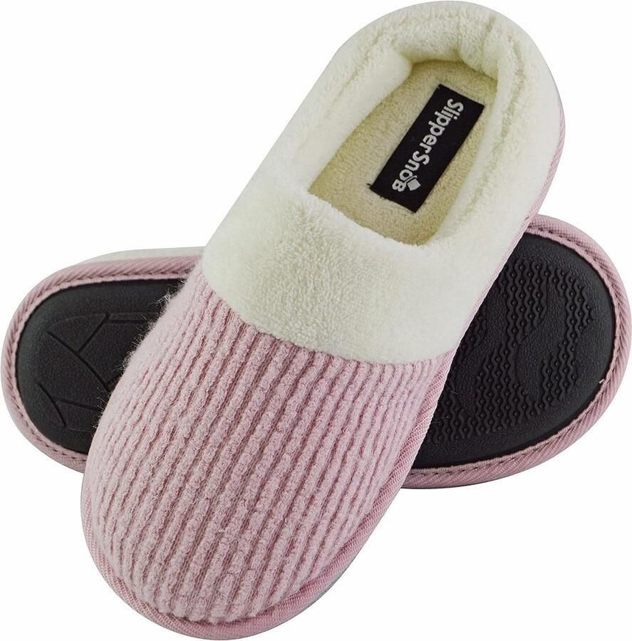 Dames Muiltjes met Memory Foam Zool Slip-On Huispantoffels met Antislip