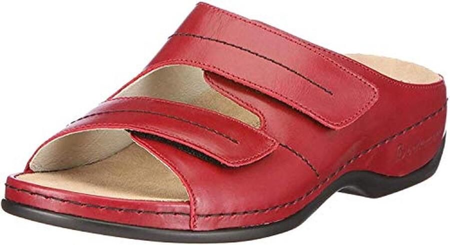 Dames Muiltjes met Verwisselbaar Voetbed en Klittenbandsluitingen