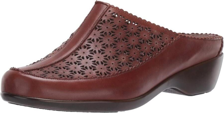 Dames Muiltjes Slippers Zonder Hiel Met Laser-Cut Detail