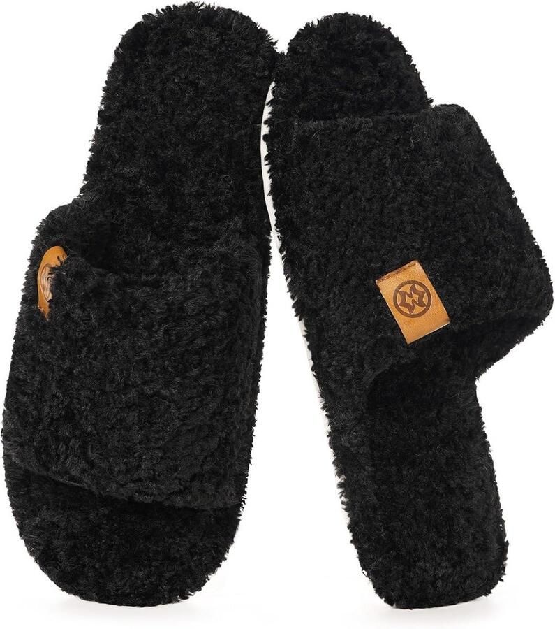 Dames Muiltjes Winter Warm Memory Foam Binnen Buiten Antislip