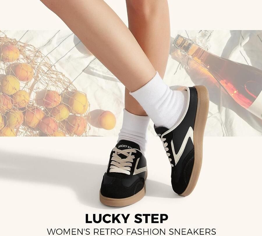 Dames Mule Sneakers Zwart Wit 42 EU Comfortabele Casual Wandelschoenen Voor
