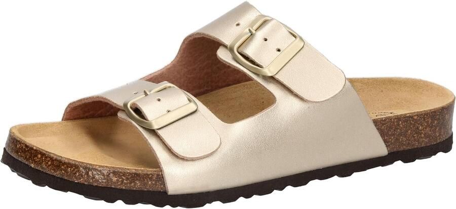 Dames Mules Goud Synthetisch Comfortabele Instappers