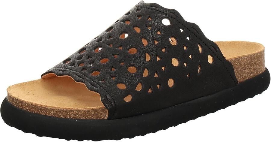 Dames Mules Leer Zwart