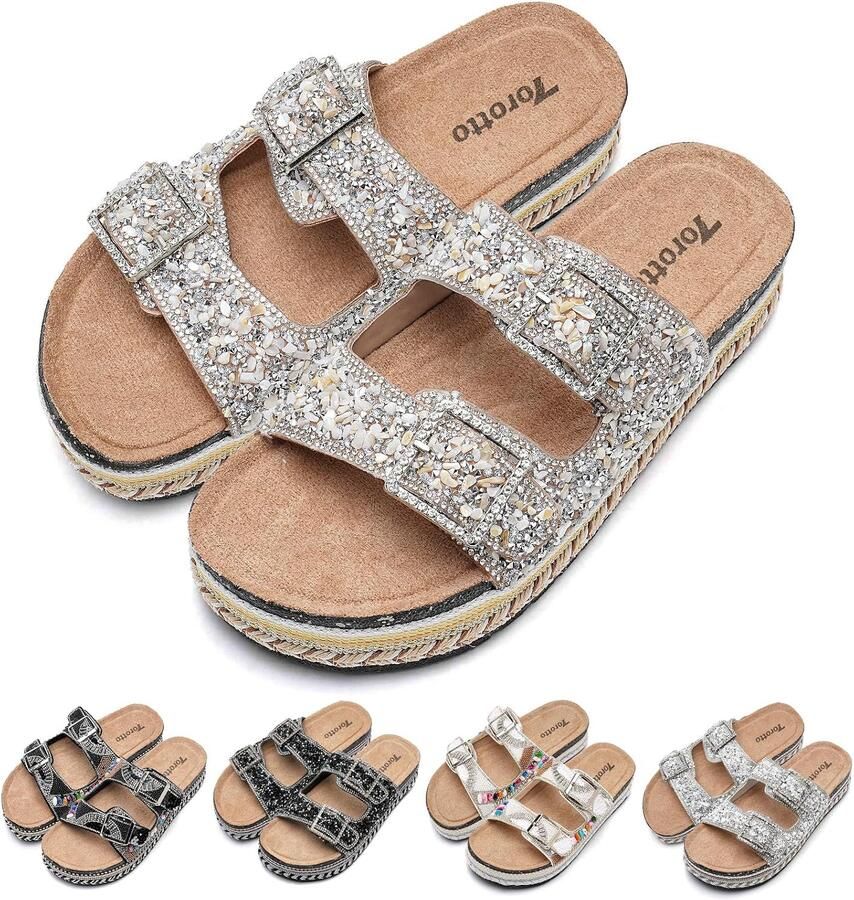 Dames Mules Sandalen Leer Comfortabele Instappers Werk Schoenen