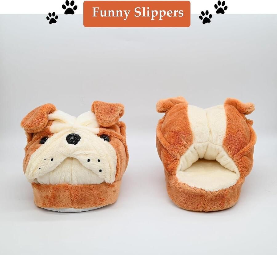 nieuwigheid dier pluche pantoffels winter indoor huis schuurslippers voor en nen