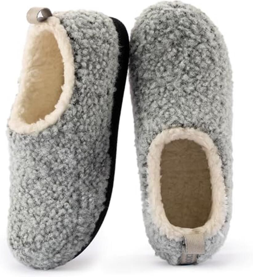 Dames Nomade Slippers van Sherpa Fleece Comfortabele en Washbare Pantoffels voor Binnen en Buiten