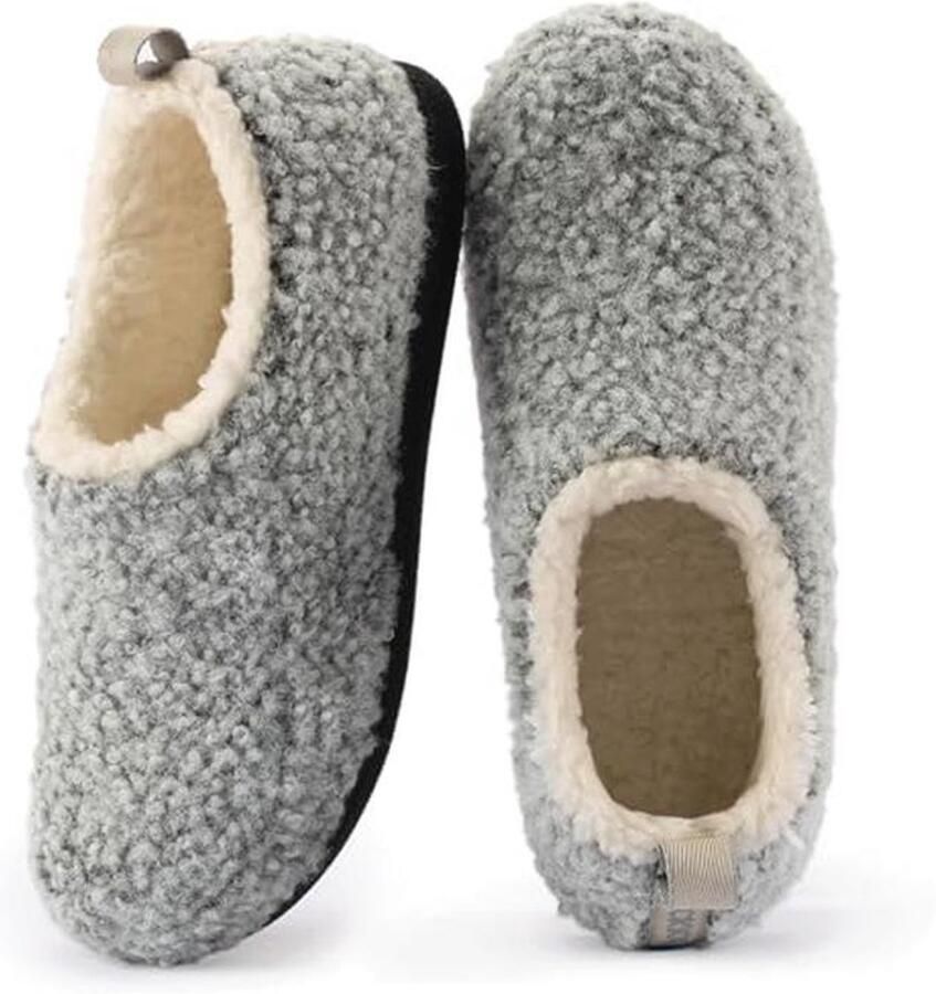 Dames Nomade Slippers van Sherpa Fleece Comfortabele en Washbare Pantoffels voor Binnen en Buiten